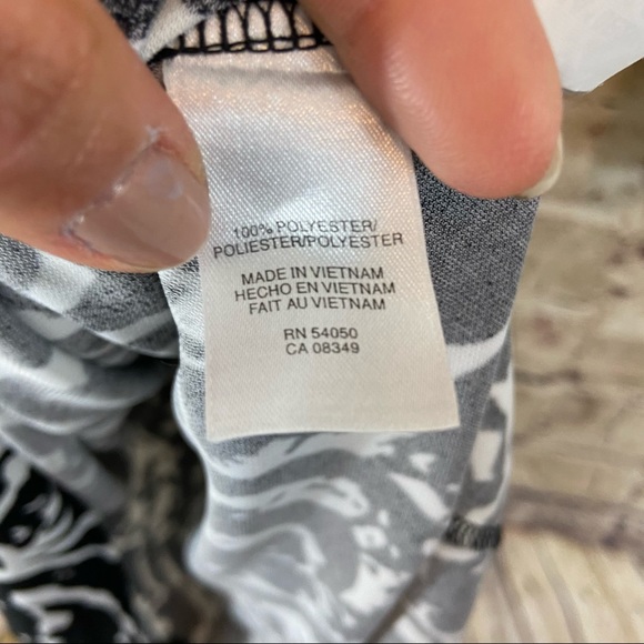 Jones New York Collection deep v midi dress small - Picture 3 of 6